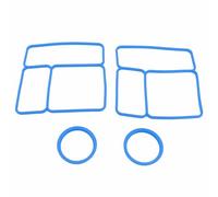 LUCKDANO Joint d'étanchéité du Couvercle du Récipient Alimentaire en Silicone, 2 Paquets, pour Boîte à Déjeuner Omiebox, Remplacement Hermétique et étanche avec 2 Pièces de Rechange (BLUE)