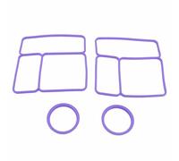LUCKDANO Joint d'étanchéité du Couvercle du Récipient Alimentaire en Silicone, 2 Paquets, pour Boîte à Déjeuner Omiebox, Remplacement Hermétique et étanche avec 2 Pièces de Rechange (PURPLE)