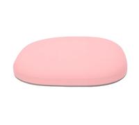 LUCKDANO Oreiller Portatif pour les Mains et les Ongles, Repose-bras en Cuir PU Souple pour Manucure, pour Salon, Maison, Voyage, Coussin 6,30x6,30 Pouces (PINK)