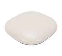 LUCKDANO Oreiller Portatif pour les Mains et les Ongles, Repose-bras en Cuir PU Souple pour Manucure, pour Salon, Maison, Voyage, Coussin 6,30x6,30 Pouces (WHITE)