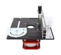 LUCKDANO Router Table System Base de Table de Toupie avec Course de 51 Mm - Système de Levage Manuel pour Diamètres de Moteur de 64 à 66 Mm - Idéal pour la Gravure et le Travail du Bois - Alliage