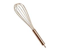 LUCKGONI Fouet élégant en fil d'acier de couleur dorée pour la cuisson de la cuisine, la structure de conception de mélange