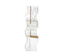 Luckilytop 6pcs Onde stéréoscopiques Miroir Autocollant Mural Décoration Coque pour Fond TV