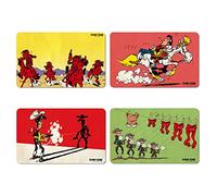 Lucky Luke - Les frères Dalton Ensemble de 4 planches à petit-déjeuner - multicolore - Design original sous licence - LOGOSHIRT