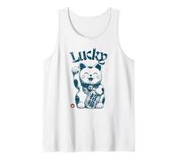 Lucky Maneki Neko Agitant Le Chat Porte-Bonheur Japonais Débardeur