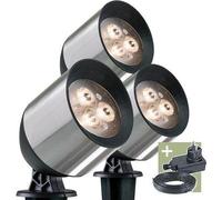 Ludeco - Joren Set (3 Pcs) - Spot Light - 12 V - 90 Lm - 1 W - Blanc chaud