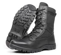 LUDEY Antidérapant Rangers Homme Bottes Militaire Chaussures Tactiques | Legere Chaussures Police Respirant Bottes Randonnée Confortable Rangers Moto Travai