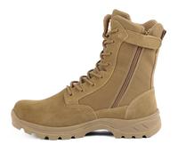 LUDEY Rangers Militaire Homme Chaussure Tactique de Combat YKK Fermeture Latérale pour Hommes Chaussures Armée Bottes Militaire Homme