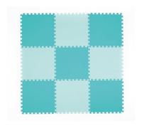 Ludi - Tapis de Sol XXL 145x145 cm - 9 Dalles en Mousse pour Jeux Sécurisés, Piscine à Balles, Tapis d'Éveil - Utilisation Intérieure & Extérieure