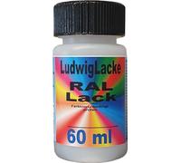 Ludwig Lacke Stylo de retouche RAL 5011 bleu acier mat 60 ml avec pinceau