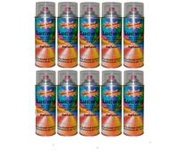 LudwigLacke Lot de 10 bombes aérosols de peinture auto 400 ml Brillant RAL 7016 Gris anthracite