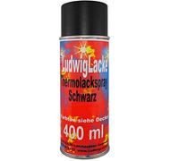 LudwigLacke Peinture thermique en spray 400 ml - Noir - Pour pot d'échappement - Pour voiture