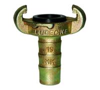 Lüdecke Lüdecke Raccord flexible pour griffes DIN 3489, fonte malléable, embout 10 mm, 3/8 Quantité:1
