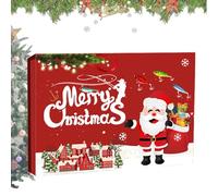 Lufaze Calendrier de l'Avent de Noël Angel 24 jours | Calendrier de l'Avent de pêche de Noël 24 jours | Appâts de pêche pour eau douce et eau salée | Pour adolescents, , adultes, hommes, père
