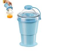 Lufaze Gobelet à café pliable 375 ml réutilisable avec moule en forme de boule de glace | Tasse à café pliable en silicone pour les déplacements | Pour jus de soda, boissons, enfants, adultes