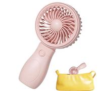 lugreat Mini-Handheld-Ventilator Portable, 3 Vitesses Cute USB Fan | Petit Ventilateur De Poche Main Portatif, Für Modische Frauen, Männer, Pour Bureau, Extérieur Et Voyage