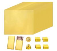 LUHOCIY100 Pièces Emballage Tablette Chocolat, Papier Alimentaire Noel Emballage de Chocolat, Emballage en Aluminium Chocolat pour la Décoration DIY/la Fabrication de Chocolat à Dubaï/Noël