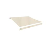 VIDAXL Tissu de Remplacement pour Store Crème 4x3 m (Cadre Non Inclus)