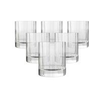 Luigi Bormioli 7540470 Bach Boîte de 6 Chopes Forme Basse Cristal Transparent 7,5 x 7,5 x 9 cm