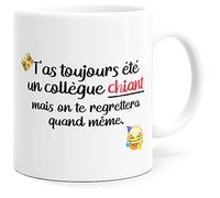 Luigi Collection Dino Mugs Tasse Mug Humour Collègue Message Drôle Rigolo Céramique 325ml - Idée Cadeau Original pour Départ en Retraite Mutation Travail Bureau Homme Femme pour Anniversaire Noël