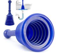 Luigi's Déboucheur Evier - pour Salle de Bain Cuisine Lavabo Baignoire et Douche - Petit et Puissant Déboucheur de Drains à Large Ouverture