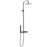 Luisa colonne de douche mécanique gris gun métal Essebagno
