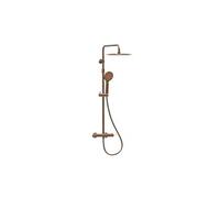 Luisa colonne de douche thermostatique cuivre brossé Essebagno