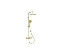 Luisa colonne de douche thermostatique or brossé Essebagno