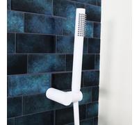 Luisa combiné support de douche blanc 3 pièces Essebagno