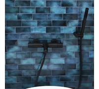 9024044 Luisa combiné support de douche noir 3 pièces