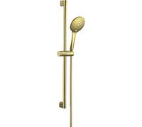 Luisa ensemble barre de douche or brossé 3 pièces Essebagno