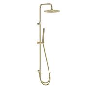 Luisa II Colonne de douche sans mitigeur - Or brossé - Essebagno