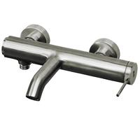Luisa mitigeur bain-douche mécanique façon inox brossé Essebagno