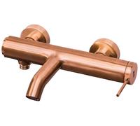 Luisa mitigeur bain-douche mécanique or rose brossé Essebagno