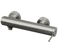 Luisa mitigeur douche mécanique façon inox brossé Essebagno