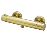 Luisa mitigeur douche thermostatique or brossé Essebagno