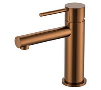 Luisa mitigeur lavabo bas cuivre brossé Essebagno