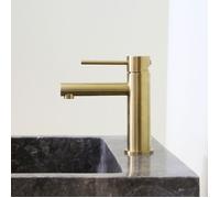 Essebagno Luisa mitigeur lavabo bas or brossé