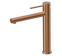 Luisa mitigeur lavabo haut cuivre brossé Essebagno