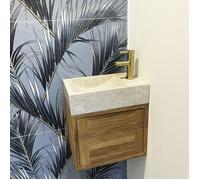 Luisa Mitigeur Lave-mains - Or brossé - Essebagno
