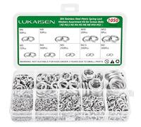 LuKaiSen 1050 Pcs Rondelle Plate Inox 304 M2 M2.5 M3 M4 M5 M6 M8 M10 M12 | Rondelles Metal, rondelles de sécurité, Penny Rondelles, Joint Plat pour Vis et Boulons-