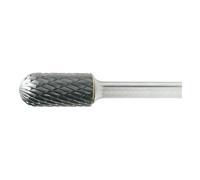 Fraises sur tige HM LUKAS forme C ronde, tête ø 10 mm L 20 mm denture 7 pour acier