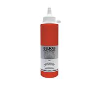 LUKAS Cryl Studio Peinture acrylique de qualité supérieure Rouge cadmium clair (imit) 250 ml