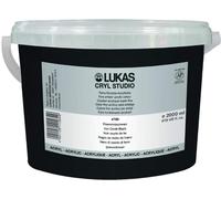 Lukas Cryl Studio Peinture acrylique Iron Oxide Black 200 ml 1 pièce