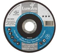 LUKAS-ERZETT T41 125x1,0x22,23 A60Z-BF AT007233V9802 Jeu de disque à tronçonner 125 mm 50 pc(s) acier inoxydable