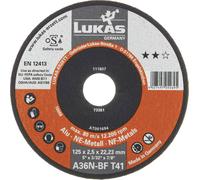 LUKAS-ERZETT T41 125x2,5x22,23 A36N-BF AT001694V9802 Jeu de disque à tronçonner 125 mm 25 pc(s)