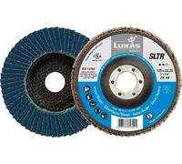LUKAS Plateau à lamelles abrasives SLTR corindon zirconien ø 115 mm grain 40 Contenu : 10 pièces