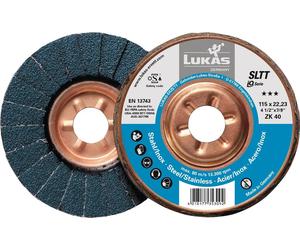 LUKAS Rondelle à lamelles SLTT ZK Ø 115 mm Granulométrie 60 plat - A27201150600065