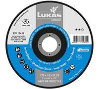 Lukas T41 Lot de 50 disques à tronçonner pour acier inoxydable 125 x 1 mm