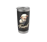 Luke 15:4-7 Parable of the Lost Sheep Found by Jesus Christ Gobelet isotherme en acier inoxydable double paroi